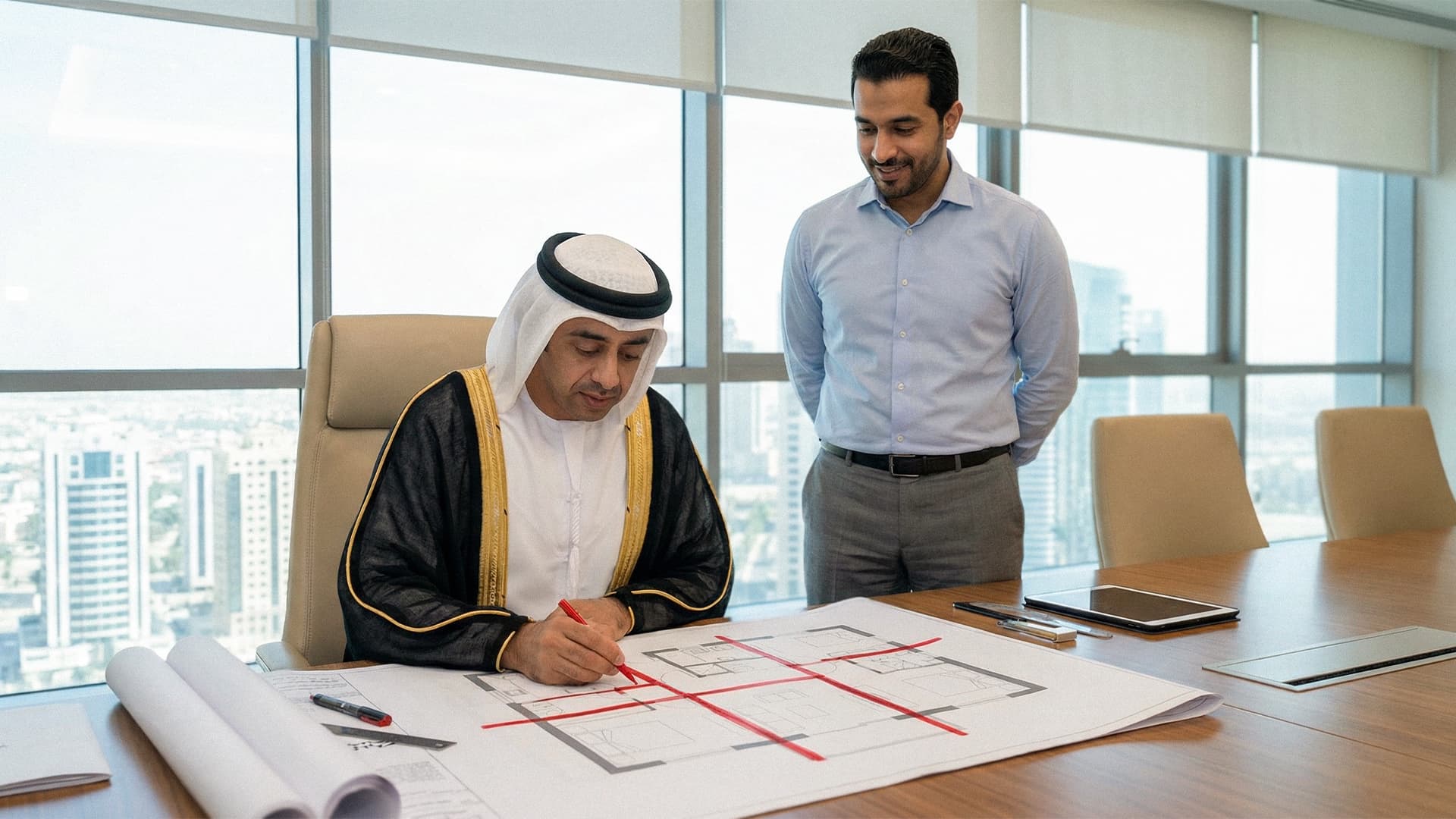 صورة مهندس يتعاقد مع الخارجية الإماراتية
